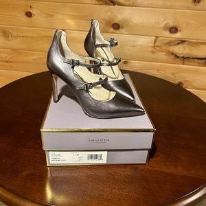 Louise Et Cie Jolene Strappy Pump in Gunmetal